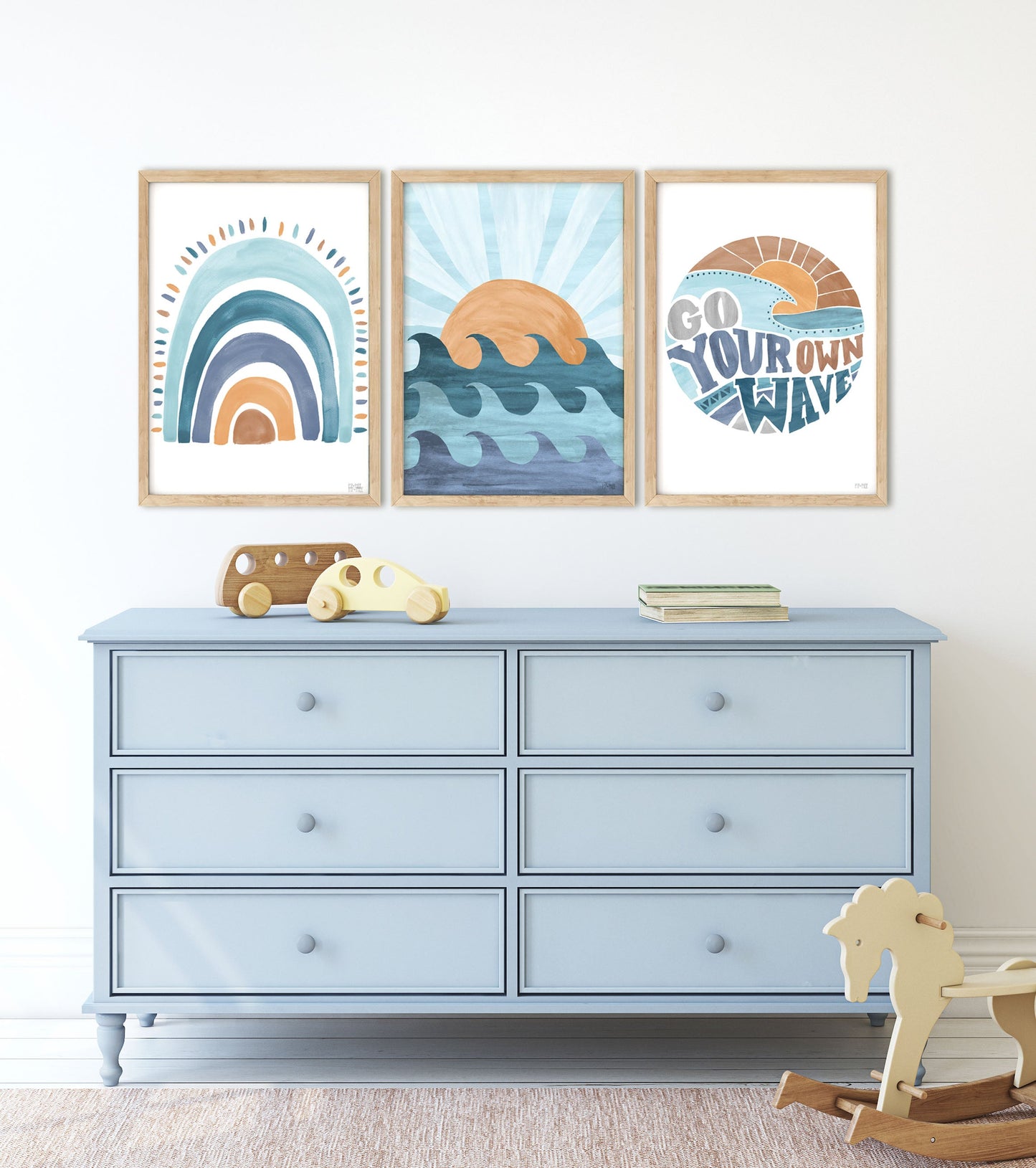 Pip+Phee Go Your Own Wave Art Print