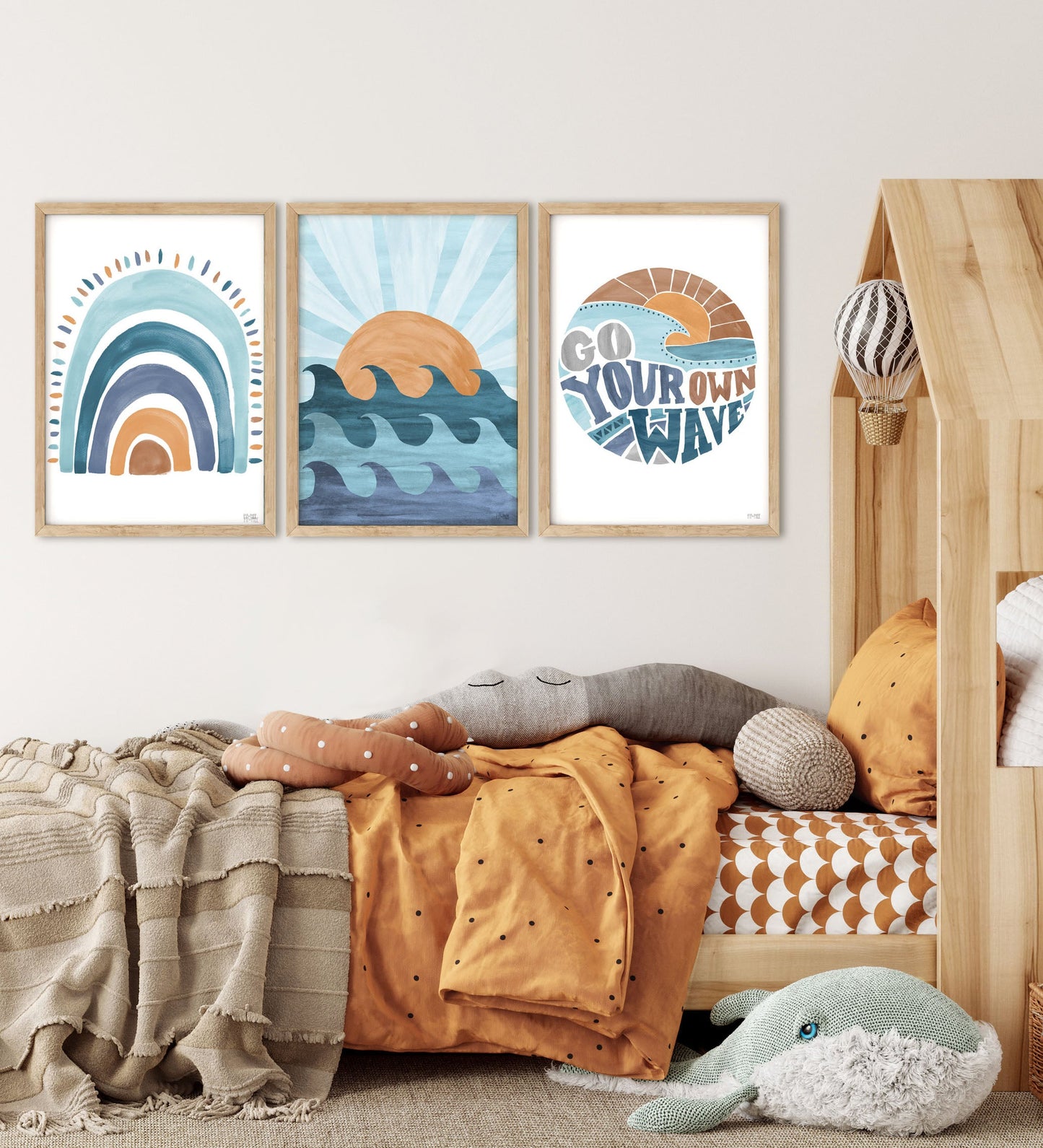 Pip+Phee Go Your Own Wave Art Print