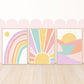 Pip+Phee Sunny Days Mountain Art Print - Pastels