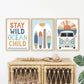 Pip+Phee Sunset Kombi Van Art Print
