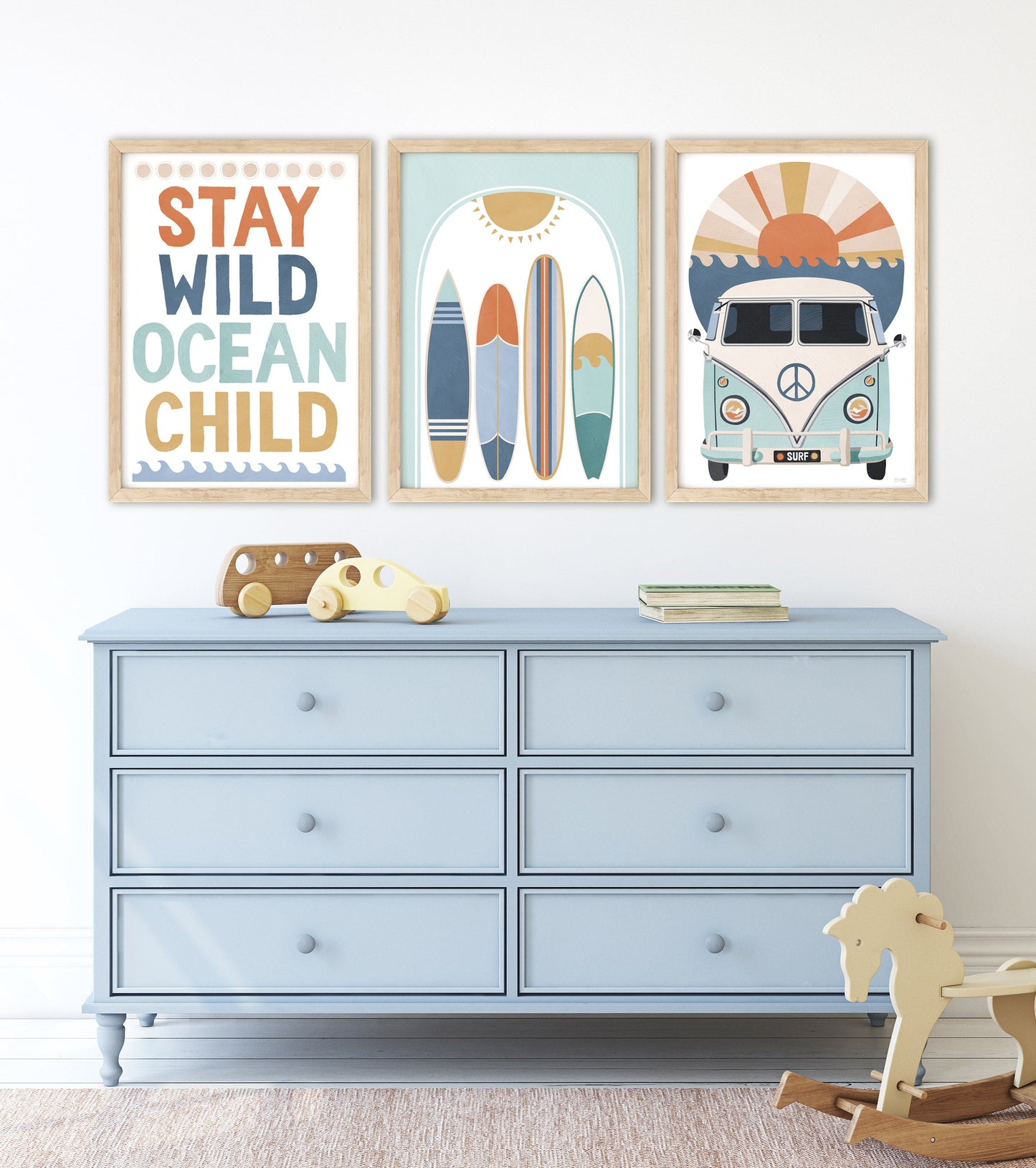 Pip+Phee Surfboard Arch Art Print