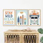 Pip+Phee Surfboard Arch Art Print
