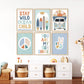 Pip+Phee Sunset Kombi Van Art Print