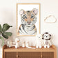Pip+Phee Watercolour Jungle Tiger Art Print