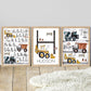 Pip+Phee Construction Truck Alphabet Art Print