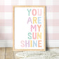 Pip+Phee You Are My Sunshine Art Print - Pastels